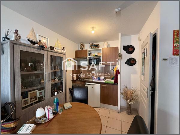 LEUCATE VILLAGE, T2 AVEC TERRASSE ET STATIONNEMENT PRIVE