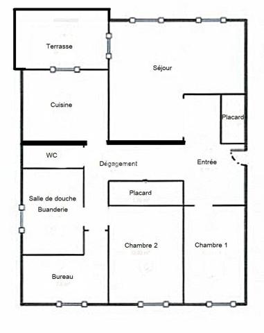 T4 au 2ème étage avec ascenseur, terrasse et garage