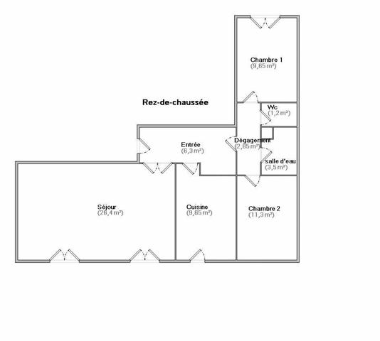 Appartement à louer    3 pièces •  Fontainebleau