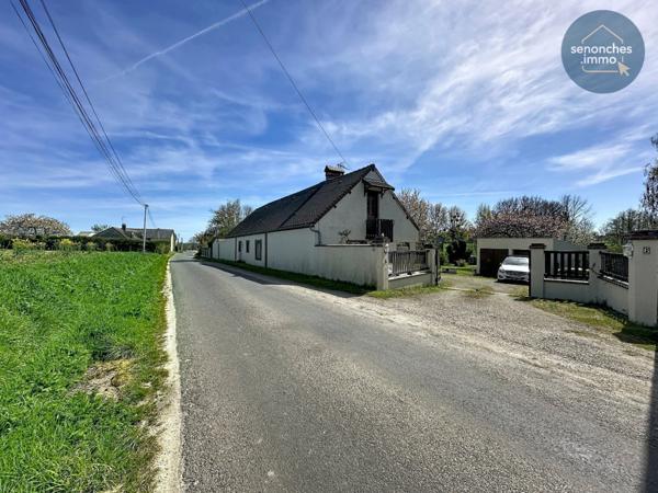 Longère fin XIXe siècle à vendre à Manou – Maison familiale avec grand terrain, étang et accès gare La Loupe