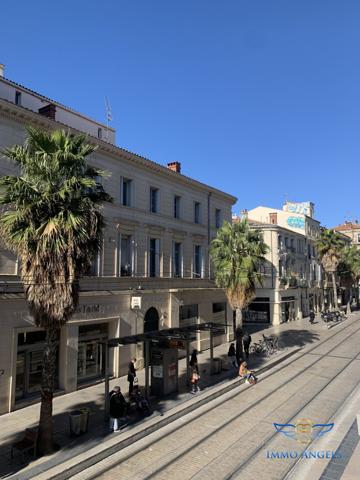 MONTPELLIER CENTRE-BD DU JEU DE PAUME- TRES BEL APPARTEMENT 127M2-2 CHAMBRES(POSSIBILITE 3ème)-AVEC COUR