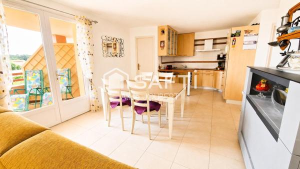 Appartement T3, secteur d'exception, à pied de la plage du Veillon, du port et du golf de Bourgenay.