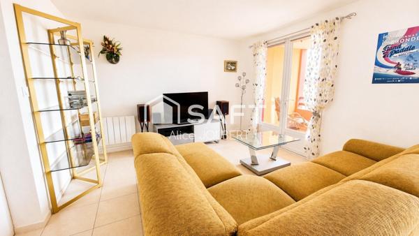 Appartement T3, secteur d'exception, à pied de la plage du Veillon, du port et du golf de Bourgenay.