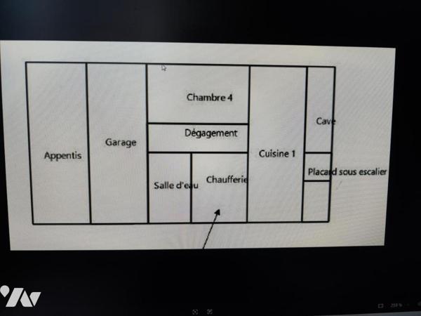 Maison 4 chambres - jardin - Garage