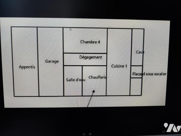 Maison 4 chambres - jardin - Garage