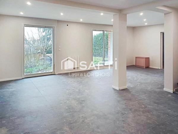 Appartement lumineux T4 en rez-de-chaussée avec grand jardin exposé Sud