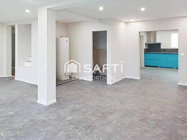 Appartement lumineux T4 en rez-de-chaussée avec grand jardin exposé Sud