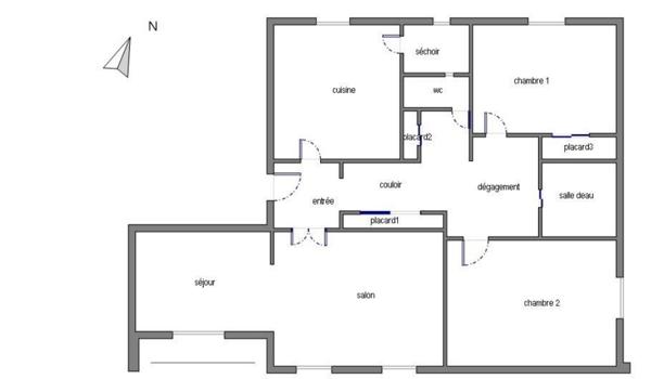 APPARTEMENT T4 A VENDRE BREST RIVE GAUCHE - DERNIER ETAGE ASCENSEUR PARKING