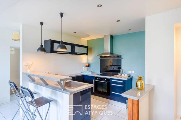 Duplex à Mantes : Comme une maison en coeur historique