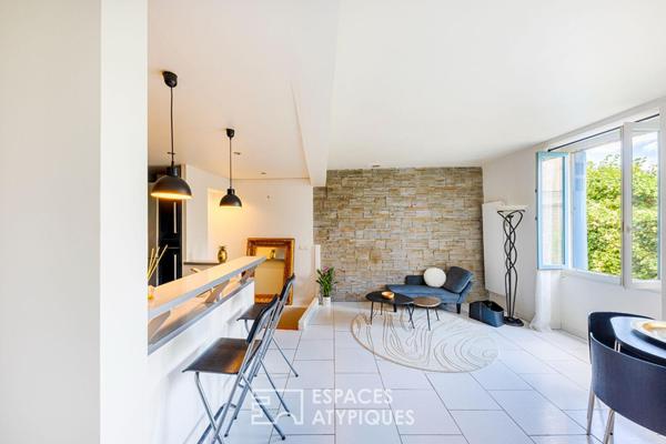 Duplex à Mantes : Comme une maison en coeur historique