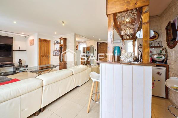 Maison 6 pièces 4 chambres de 123 m2 habitable avec une dépendance de 48 m2 Parcelles 485 m2 Jardin 350 m2