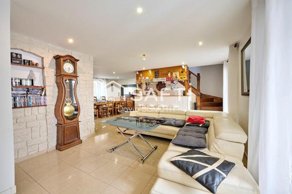 Maison 6 pièces 4 chambres de 123 m2 habitable avec une dépendance de 48 m2 Parcelles 485 m2 Jardin 350 m2