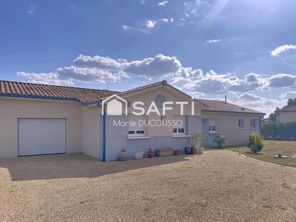 Plain-pied/confort / 3 chambres/proche commerces