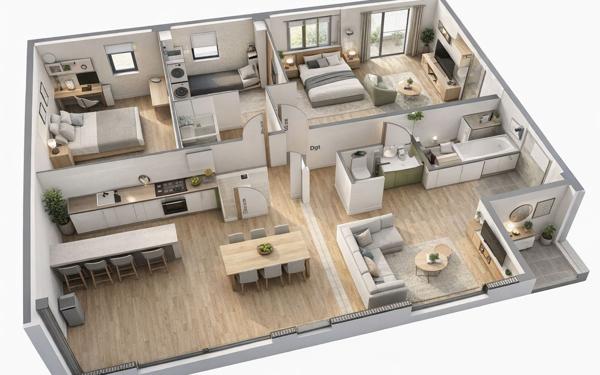 Appartement à vendre    4 pièces • 130 m2 Gap