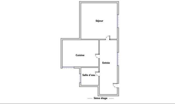 STUDIO 21m² MAIRIE DU 18