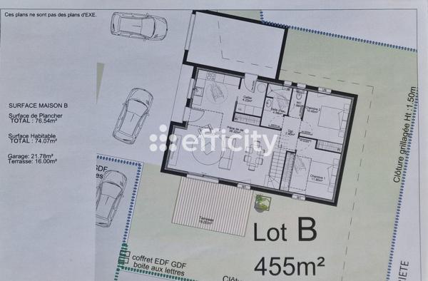 Maison 3 pièces - 74 m²