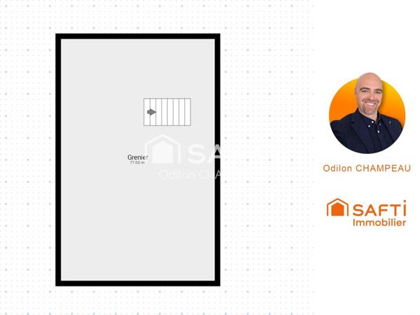 Maison 3 faces 130m2 - 5 chambres avec jardin, garage et panneaux solaires.