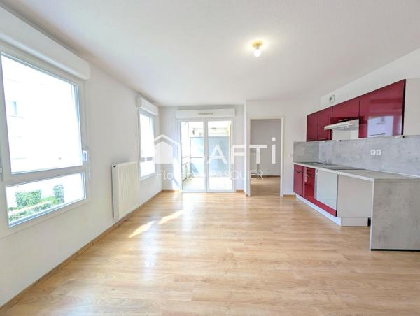 Entre Capeyron et Mérignac centre, T2 avec balcon et parking