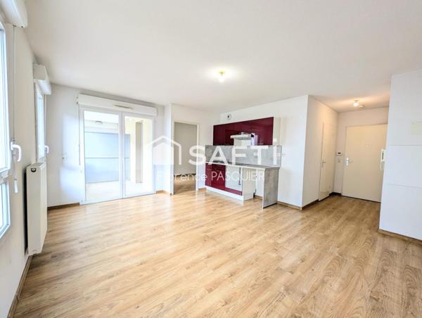 Entre Capeyron et Mérignac centre, T2 avec balcon et parking