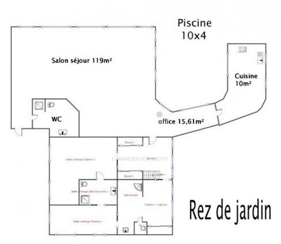 Villa d'architecte de 285m² sur 3000m²