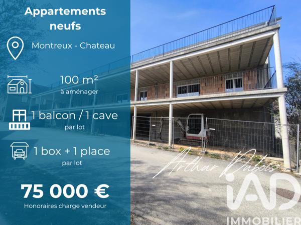 Studio à vendre 100 m² Montreux-Château