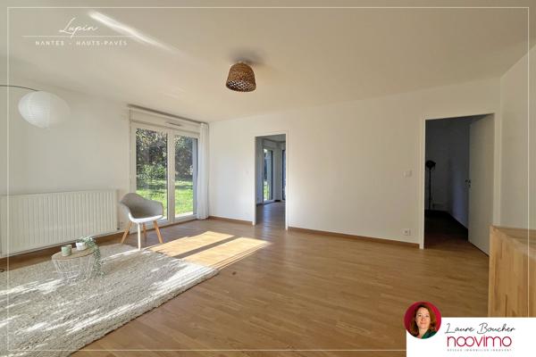 3 pièces, 65 m2 avec grand jardin privatif et stationnement