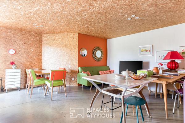 Ferme rénovée avec gîtes et parc arboré à Bas-Pays