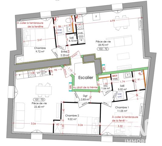 Appartement à vendre 2 pièces 39,97 m² Aizenay