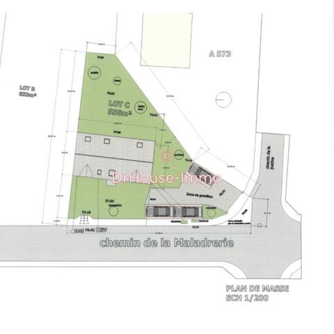 Terrain à vendre de 556 m²