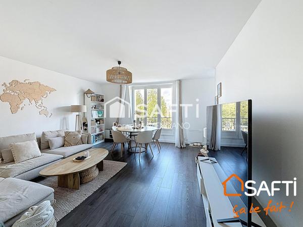 Appartement chaleureux de 54m² avec balcon