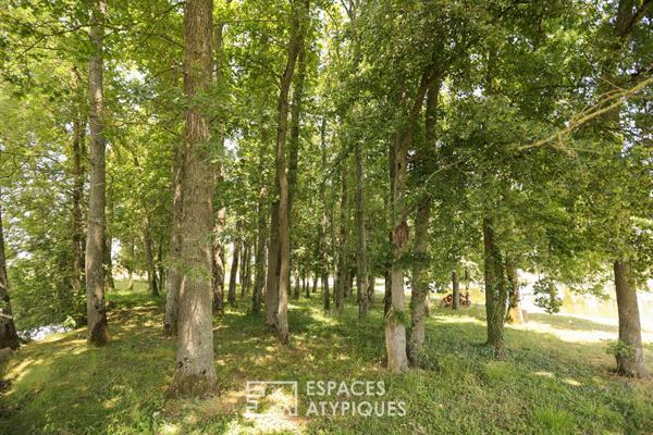 Etangs de pêche dans un parc paysagé de 7 hectares