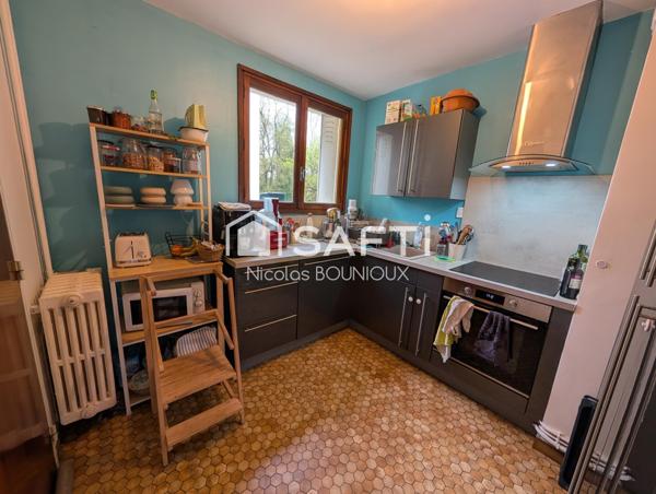 appartement familial de 90 m2 5 pièces 4 chambres, 1 box 1cave