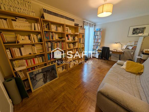 appartement familial de 90 m2 5 pièces 4 chambres, 1 box 1cave