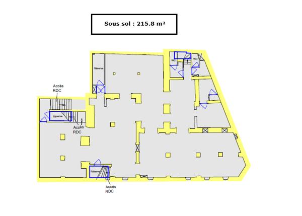 Lille (59000) Murs commerciaux immeuble d’angle - boulevard Victor Hugo à Lille.