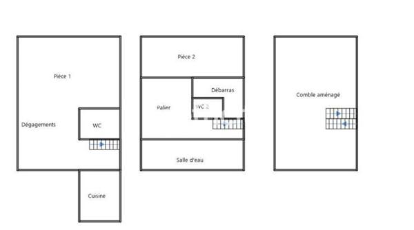 Maison 3 pièces - 83 m²