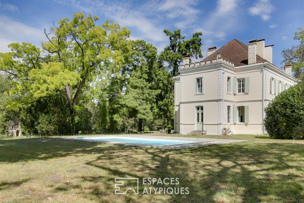 Maison de maître, dépendances et son parc arboré