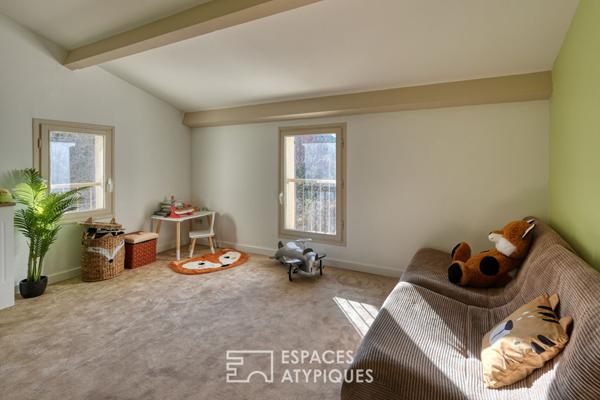 Maison rénovée dans son havre de paix