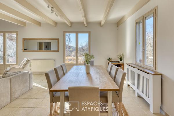 Maison rénovée dans son havre de paix