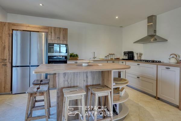 Maison rénovée dans son havre de paix