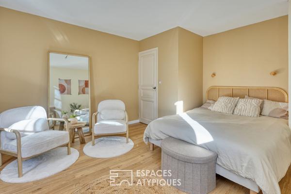 Maison rénovée dans son havre de paix