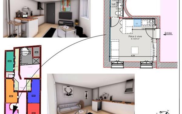 Appartement à vendre    2 pièces • 17 m2 Toulouse