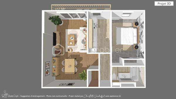Appartement de 45,31 m²