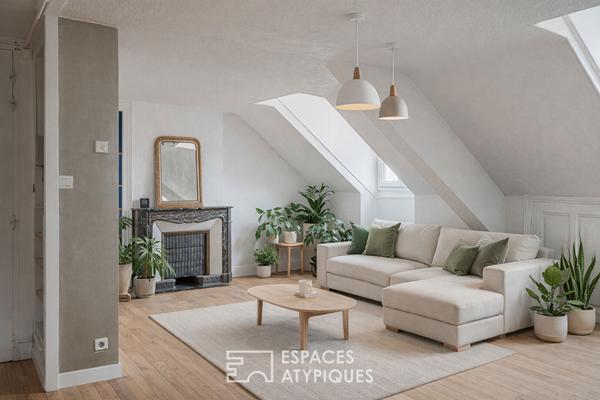 Appartement en dernier étage avec vue