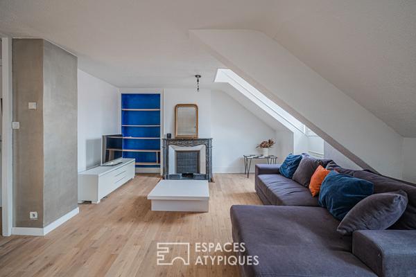 Appartement en dernier étage avec vue