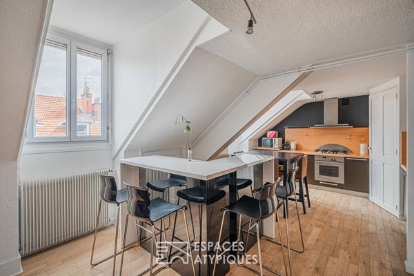 Appartement en dernier étage avec vue