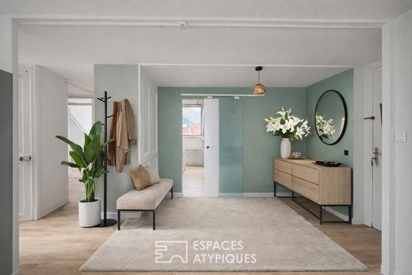 Appartement en dernier étage avec vue
