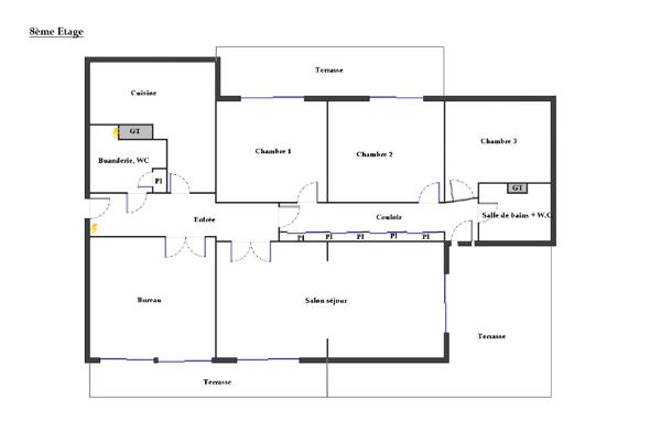 Appartement
         5 pièces
        - 116 m² 468 000 € *