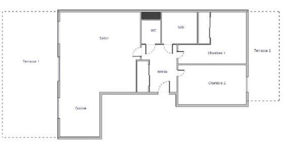 Appartement à vendre 3 pièces JUVISY SUR ORGE (91)- Terrasses de 71m²- parking
