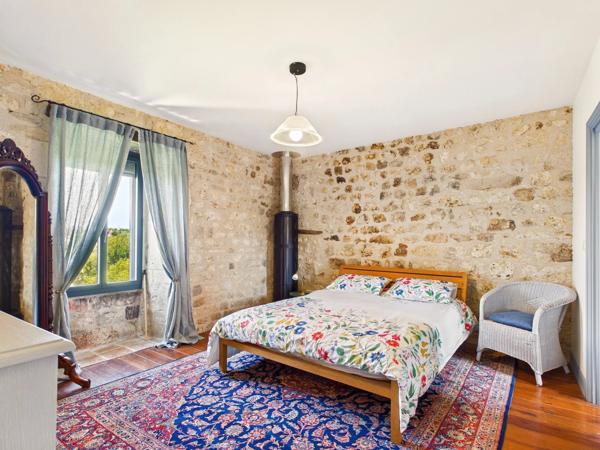 Maison polyvalente en pierre rénovée – 4 chambres, 4 salles d’eau, 5 WC et vue imprenable sur la campagne