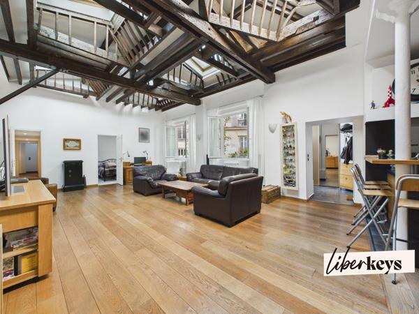 Appartement / Loft de 5 pièces au charme authentique à 300m du canal Saint Martin